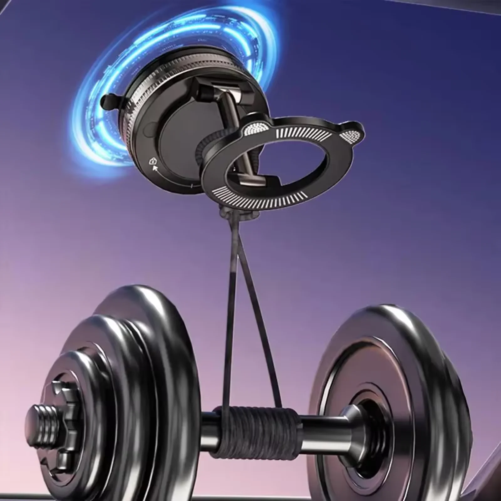 

Vacuum Magnet Phone Holder 360 Adjustable Strong Magnetic Foldable Car Mount Suction Cup Navigation Stand Bracket NEW 2025