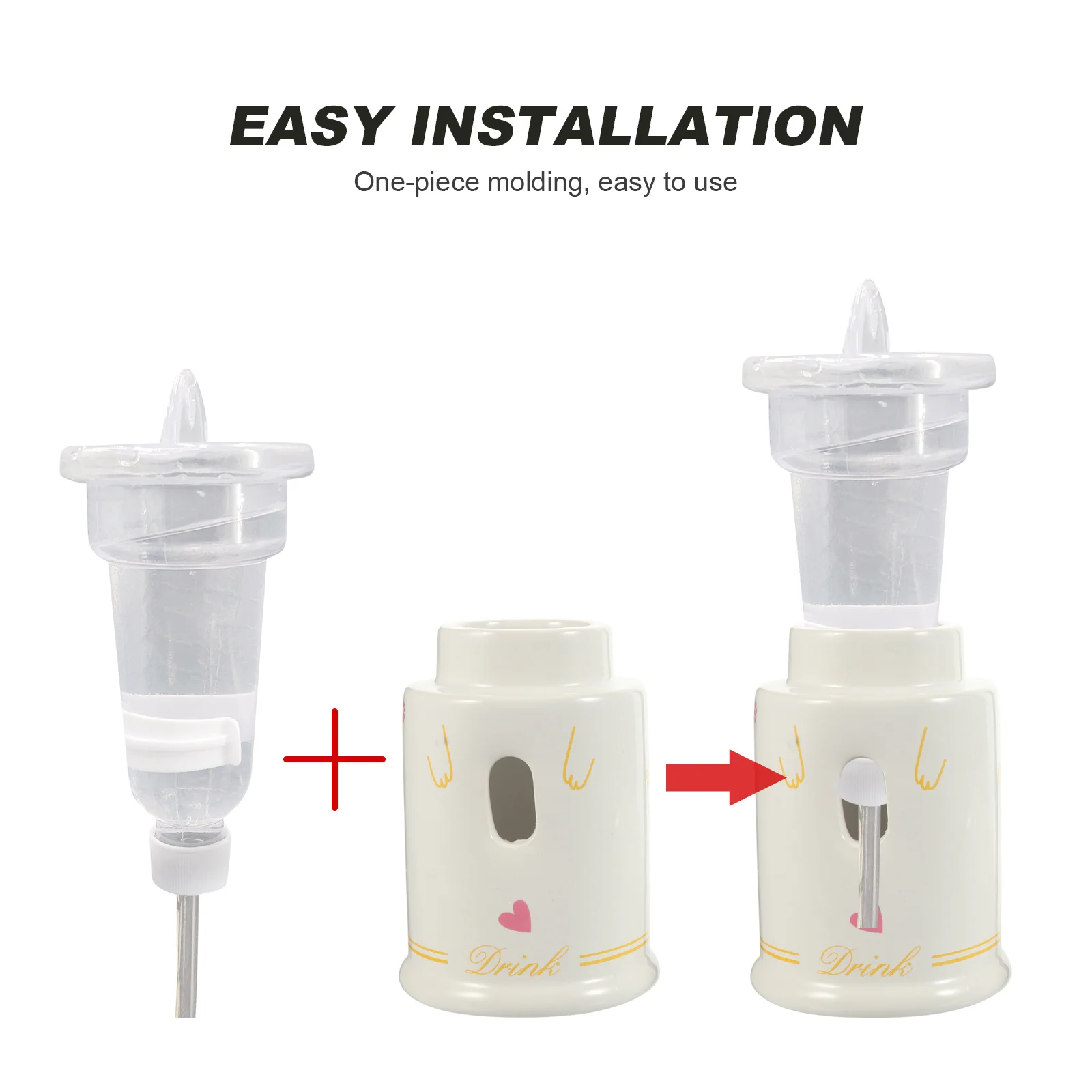 

Small Animal Water Dispenser Pet Kettle Holder Hamster Bracket Support Bottle Stand