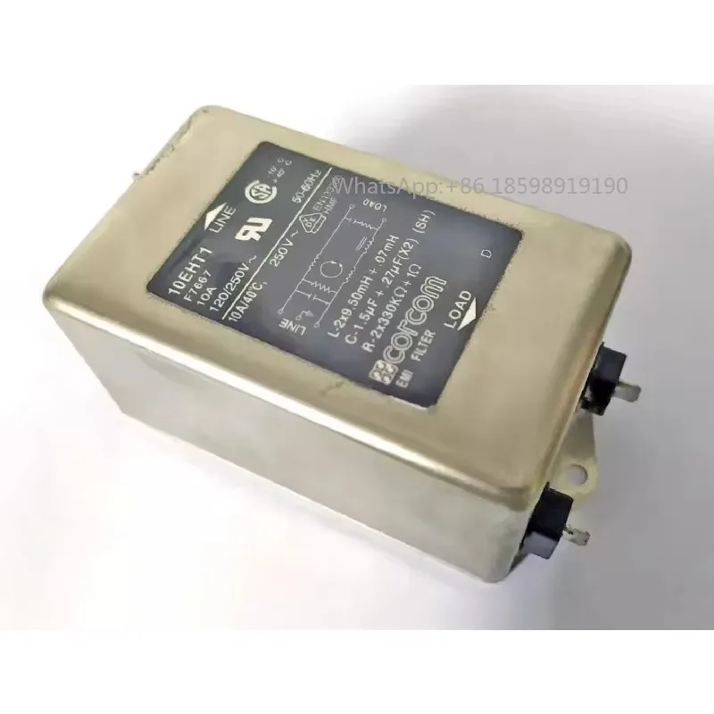 250V 10A original 10EHT1 F7667  corcom power filter, line filter