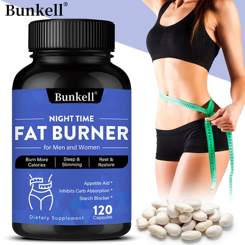 Powerful Natural Night time Fat Burning Cellulite Weight Loss Capsules for Lean Physique Detoxification Promotes Metabolism