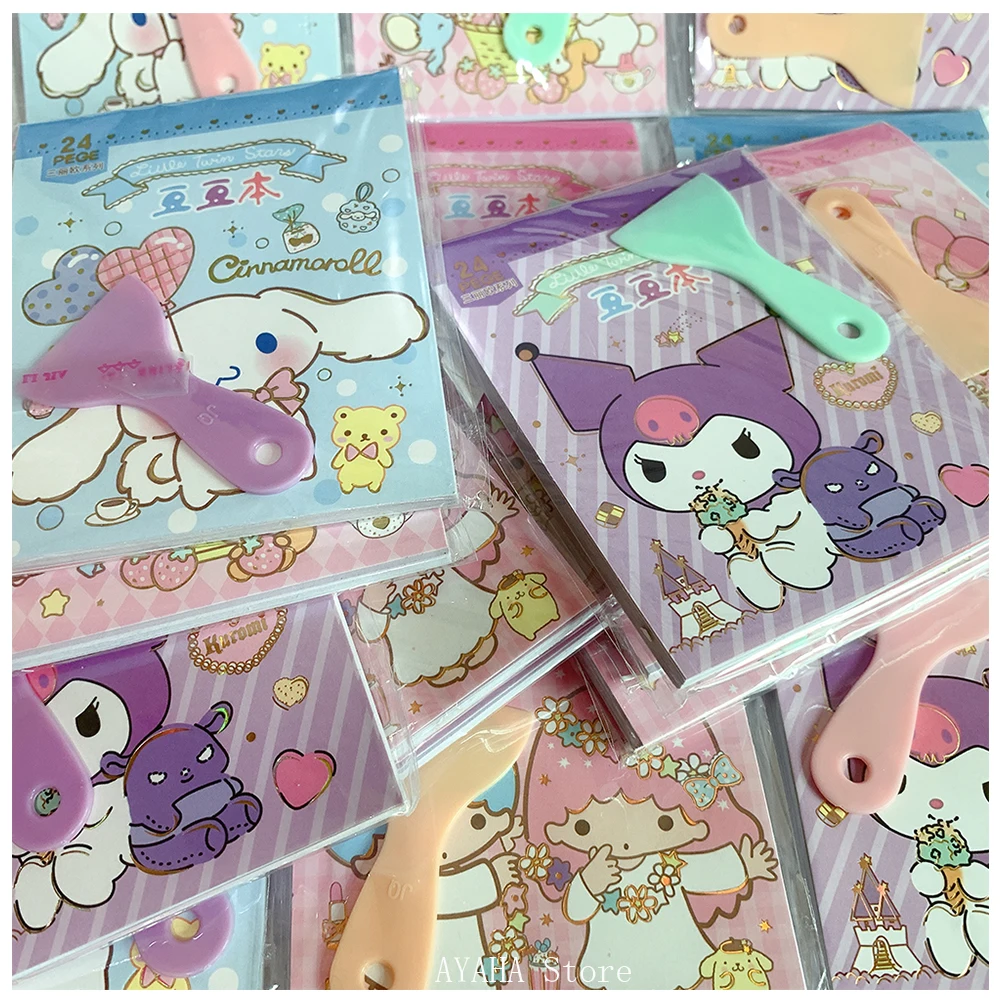 Cute Sanrio Stickers Books Kawaii Girls Kid Cartoon Decoration Decal Waterproof DIY Planner Diary Laptop Anime Aesthetic Sticker