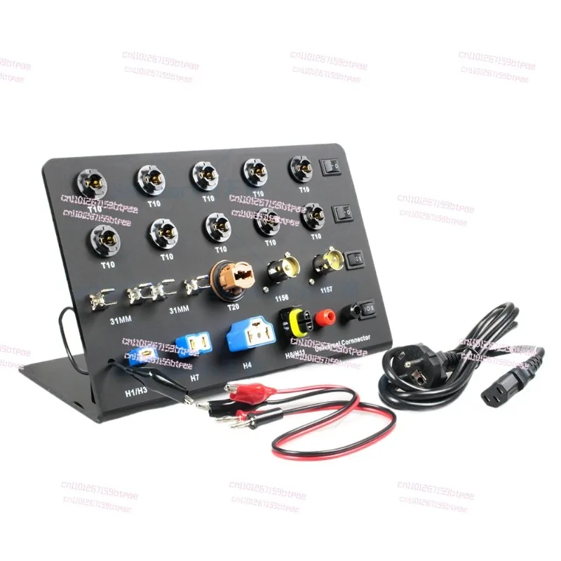 جهاز اختبار المصباح متعدد الوظائف LED للسيارات والدراجات النارية 12V24V صندوق عرض اختبار المصباح