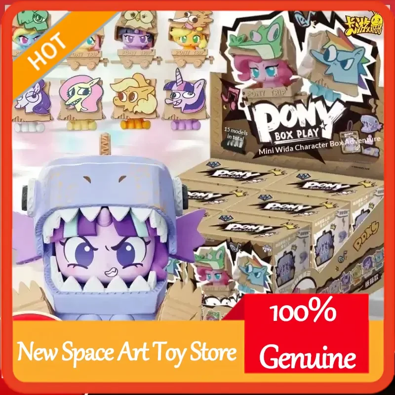 

Kayou My Little Pony Box Play Vol 2 Mini Figure Collectible Blind Box Cartoon Peripheral Desktop Display Ornament Storage Gift
