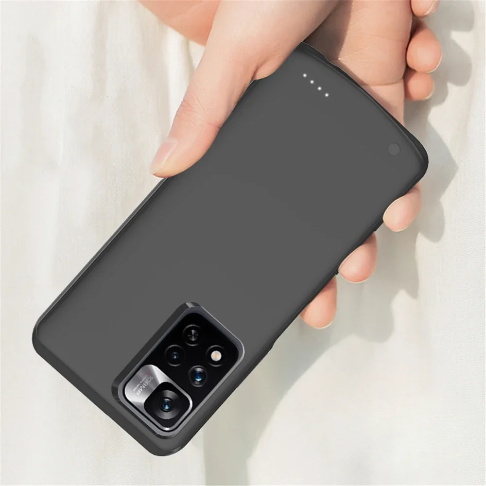 For Xiaomi Redmi Note 11 Pro+ Note11 5G External Battery Cases Power Bank Cover for Redmi Note11 Pro 5G Power bank Case 10000mAh