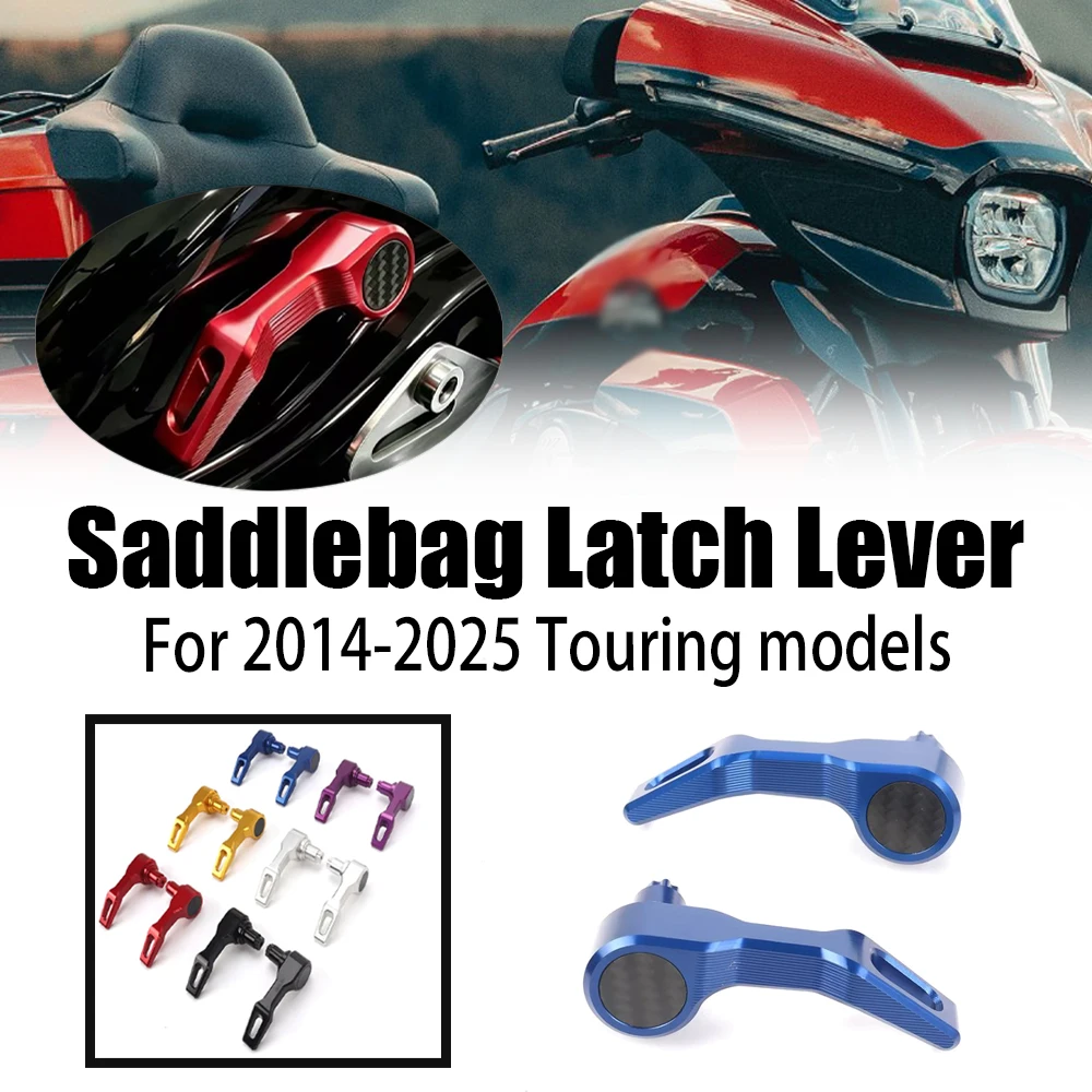 Lid Lifter Saddlebag Latch Lever for Harley Touring Road Glide Road King Street Glide Electra Tri Glide 2014-2025 New Motorcycle