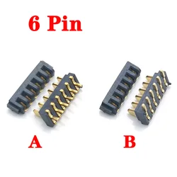 10pcs/Lot Blade battery Socket Connector 6 Pin Pitch 2.0 MM Drone Battery Connector Male Female 6P