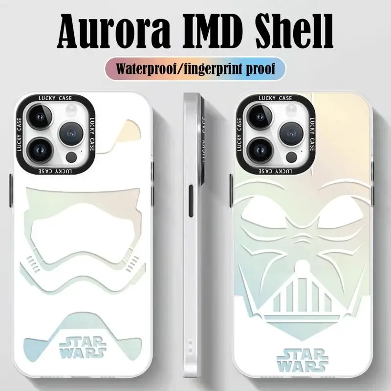 Disney W-Wars S-Star Phone Case for iPhone 15 Plus 11 Pro Max XS Max XR 13 14 Pro 12 Pro X 13 Pro Max Back Cover