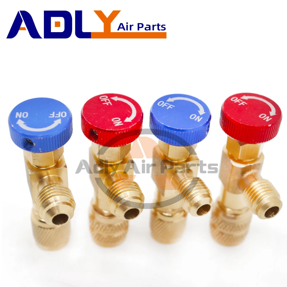 Neue Auto Klimaanlage Kältemittel Sicherheitsventil R410A R22 1/4 "Kühlung Lade Sicherheit Flüssigkeit Adapter Hand Werkzeug Teile