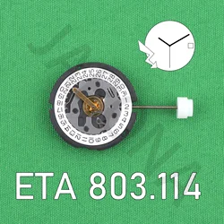 ETA 803.114 movement 3 hands with date watch movement 803 114 movement 803114 movement