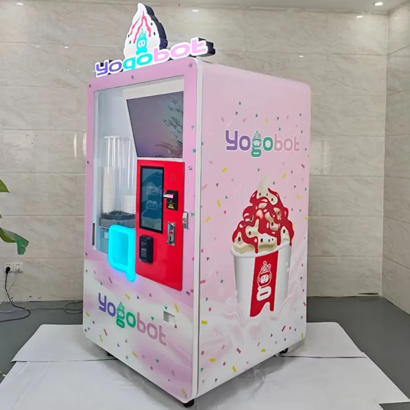 

FOODLINE Customized 24-hour Ice Cream Vending Machine with Touch Screen And Cashless Payment Self-Service Snack Dispenser