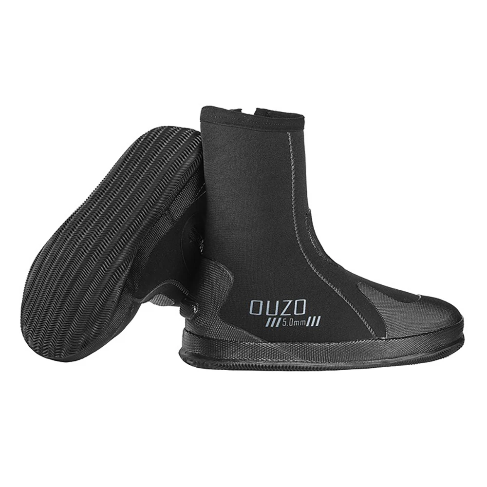 

5mm Neoprene Fishing Shoes Thickened Non-slip Wear-resistant Snorkeling Beach Surfing Vulcanized Shoes High-top Wading Boots