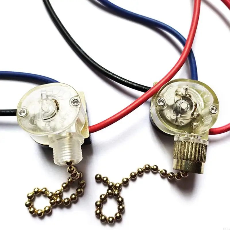 KXRA 3-Wire أضواء الجدار سحب التحكم التبديل استبدال مروحة السقف العالمية على الخروج التبديل الكهربائي مع سحب الحبال