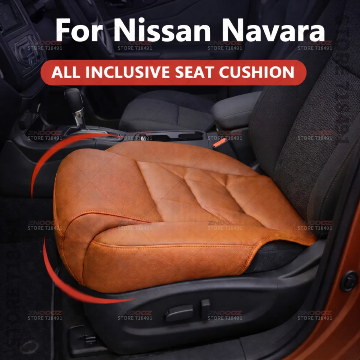 

Подушка-удлинитель для сиденья Nissan Navara с эффектом памяти, накладка на сиденье, аксессуары для интерьера автомобиля