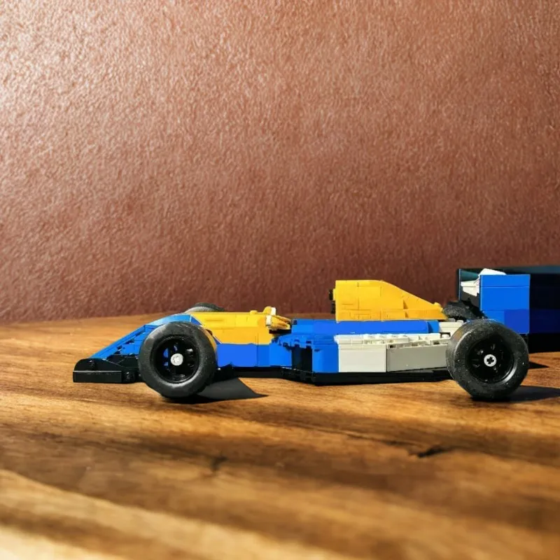 2025 جديد 10353 فريق ويليامز FW14B ونيجيل مانسل 799 قطعة نموذج سيارة زرقاء هدايا عيد الميلاد الطوب الأطفال لعبة تعليمية