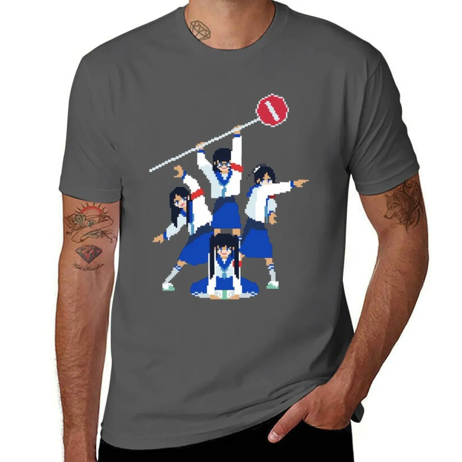 

Atarashii Gakko 8-Bit, atarashii gakko, 88 gakko weird T-Shirt Durable Work Wear T-Shirt