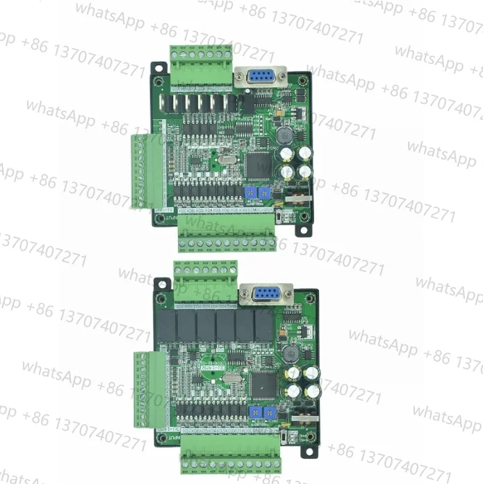 FX3U-14MR/14MT PLC Industrial Control Board With Shell 8 IN 6 OUT 6AD+2DA High-speed Counter RS232 RS485 RTC DC24V Power Supply