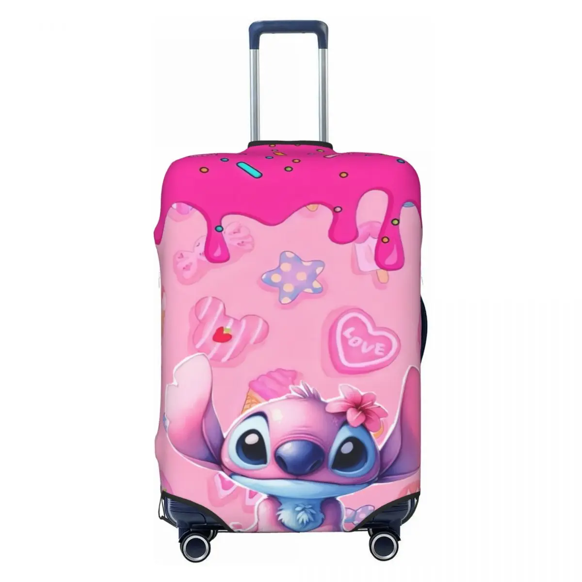 

Custom Cartoon Monster Stitch Luggage Cover Protector Funny Travel Suitcase Protective Cover for 18-32 Inch