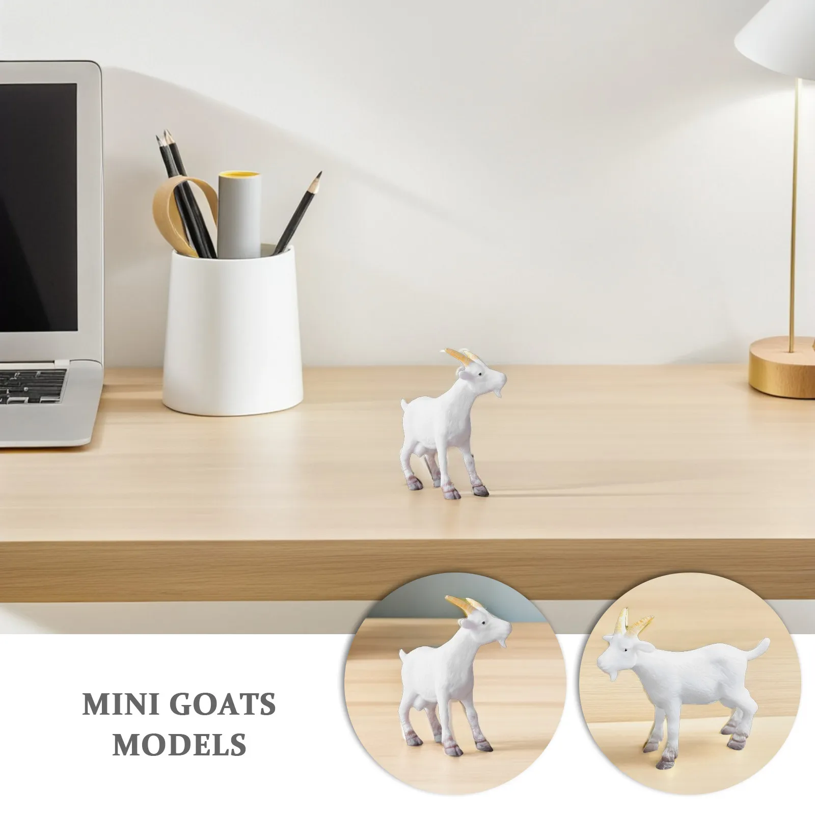 16Pcs Realistic PVC Mini Barn Animals Miniature Farm Animal Statue Easter Lawn Fairy Garden Balcony Decoration