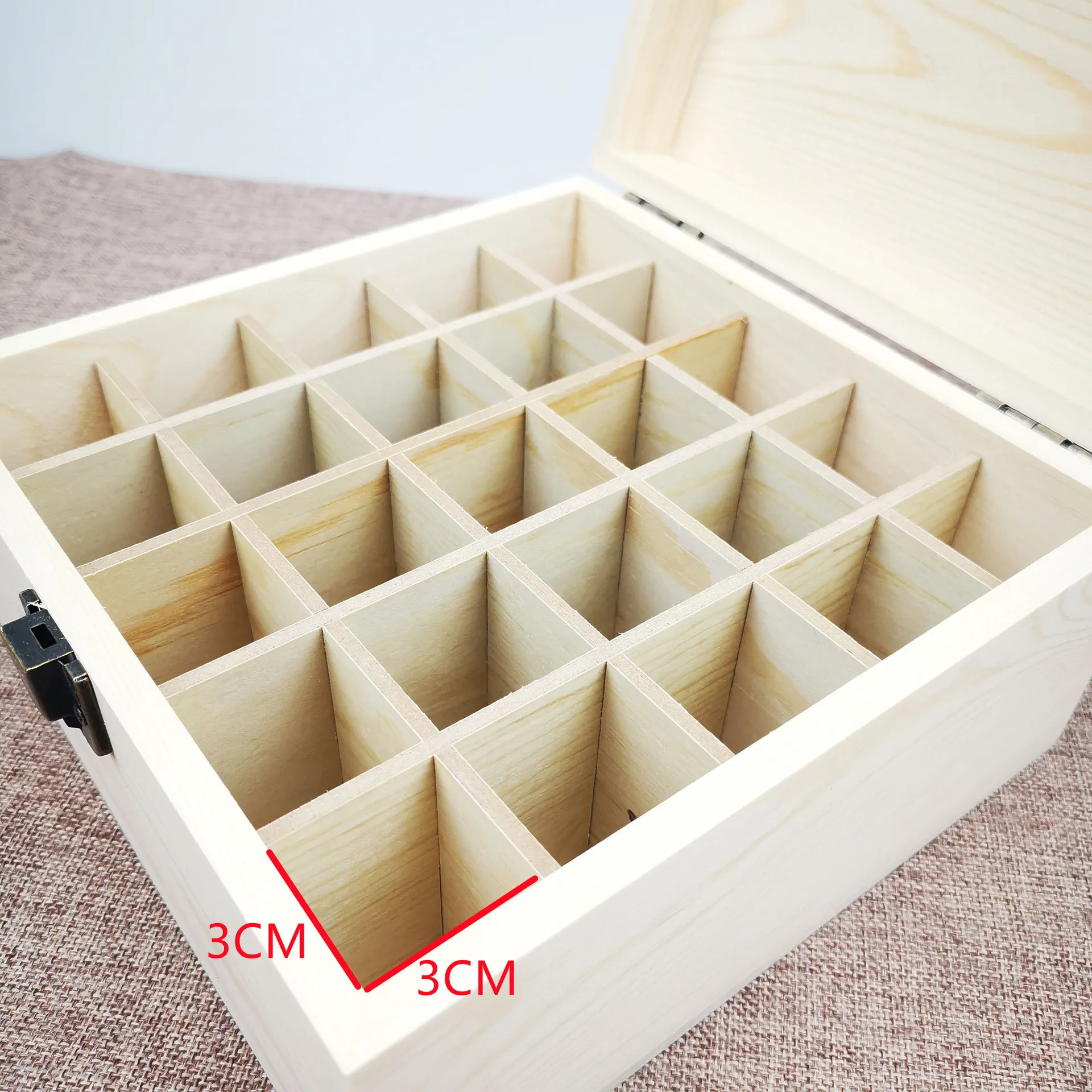 For doTERRA Wooden Storage Box 25 Slots Carry Organizer Essential Oil Bottles Aromatherapy Container Storage Box Case