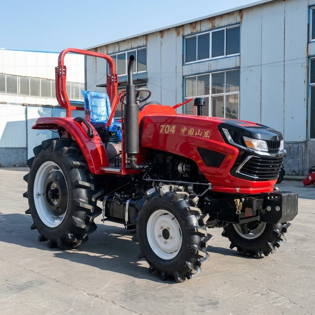 Agricultural Machinery Multi-function Tractor 4WD 50HP 60HP 70HP 80HP 90HP 100HP Farm Tractors with Reliable Engine