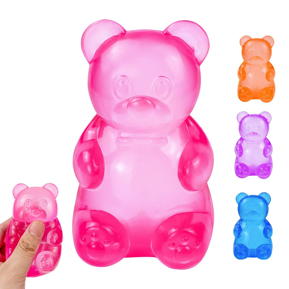 Bear Sensory Fidget Toy Cube Stress Relief Anxiety Sensory Toy for Focus ADHD & Calming Party Gifts
