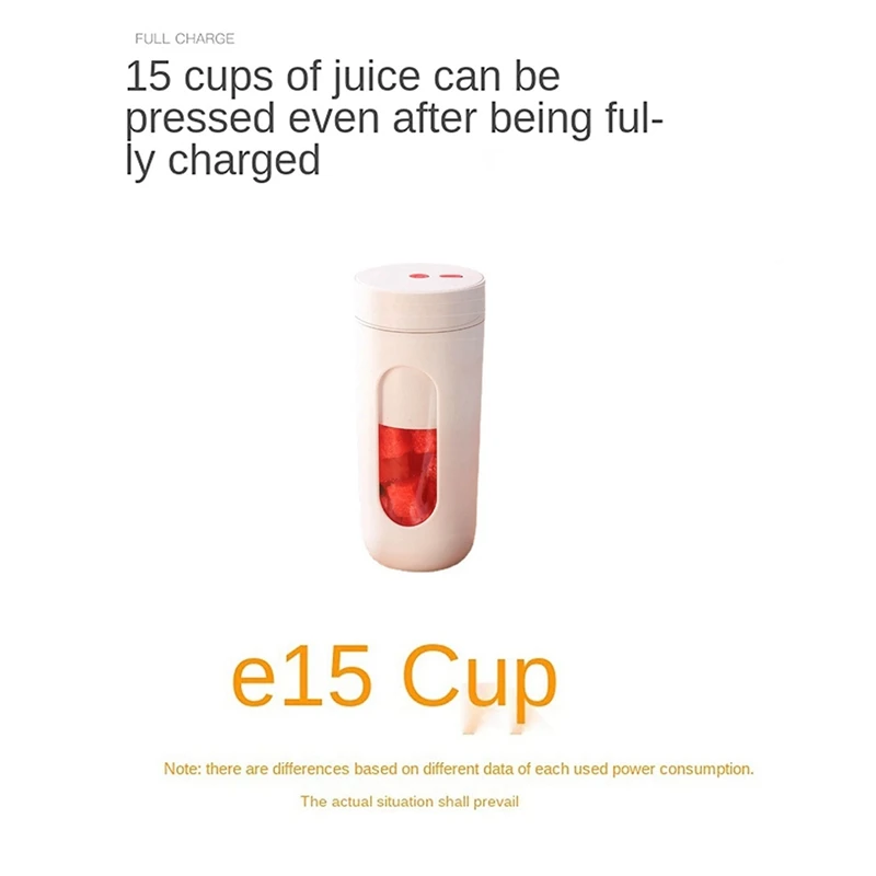 Spremiagrumi elettrico portatile USB frullatore di ricarica Wireless Mini estrattori di frutta Mixer Juice Maker Machine 300ML