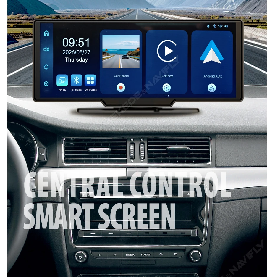 MEKEDE 6,86-zoll Universal Auto Radio Drahtlose Carplay Android Auto MP5 Player Multimedia Recorder FM AUX DSP BT – Detail 17