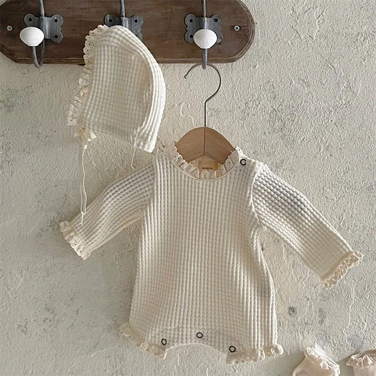 1214A الطفل الهراء Hap 1213B عناصر مطابقة قبعة الكورية الربيع الوليد الطفل قبعة طفل رضيع الملحقات #4