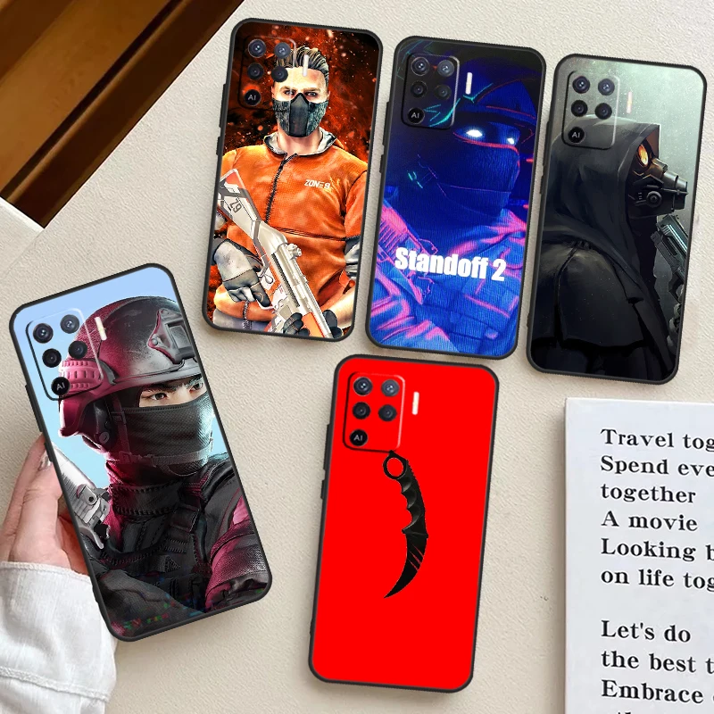 Hot Game STANDOFF-2 For OPPO A96 A76 A16 A54 A74 A94 A98 A78 A58 A5 A9 A52 A72 A53S A54S A15 A17 A57 A77 Case