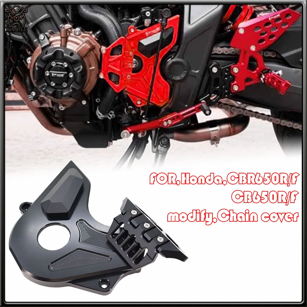 

For Honda CB650F CBR650F CB650R CBR650R 2014-2020 Engine chain protection side cover Frame hole drive shaft cover accessories