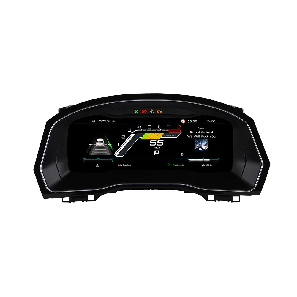 

12.3 Inch LCD Digital Cluster for Magotan Fits 5 Car Models Panel Linux Dashboard Instrument LCD Speedmeters