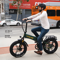 VITILAN i7Pro 3.0 Adult Electric Bike 1200W Electrical Road Bicycle 48V 20Ah Fatbike MTB E-bike 20\