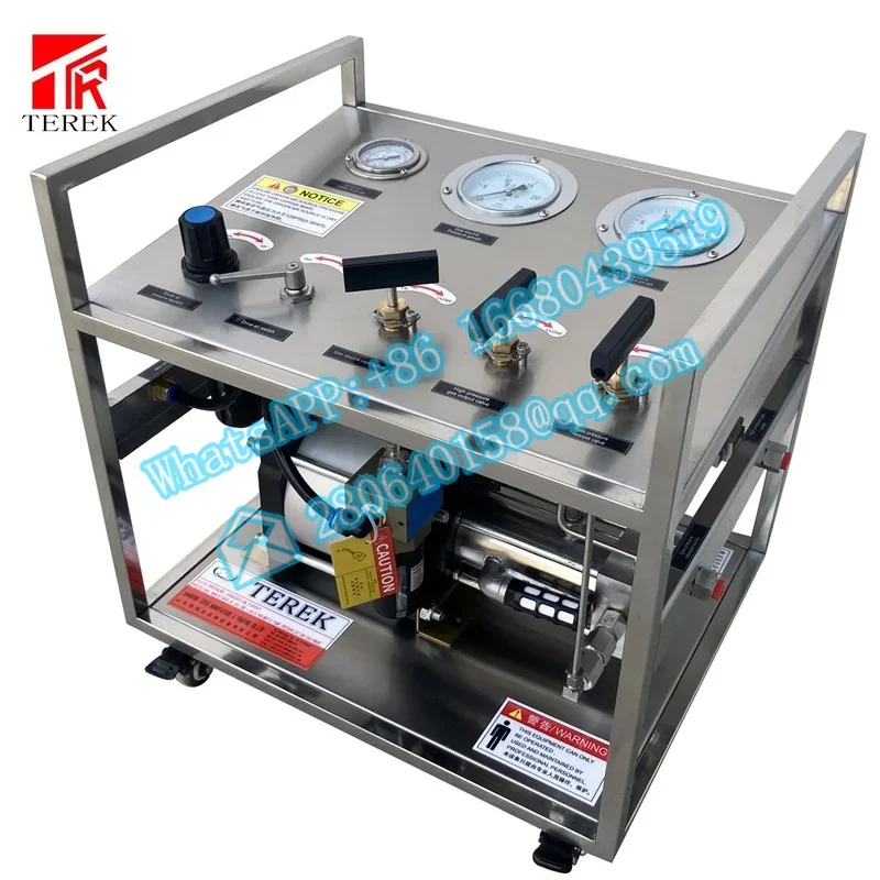 Terek 브랜드 산소 CO2 가스 자동 충전 질소 부스터 펌프, 실린더 전송 산업