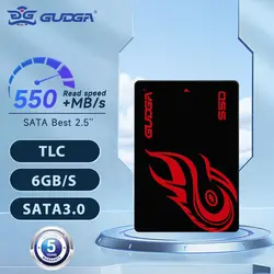 GUDGA – disque dur interne SSD, sata 3, 2.5 pouces, avec capacité de 120 go, 240 go, 480 go, 128 go, 256 go, 1 to, 2 to, pour ordinateur de bureau, pc portable