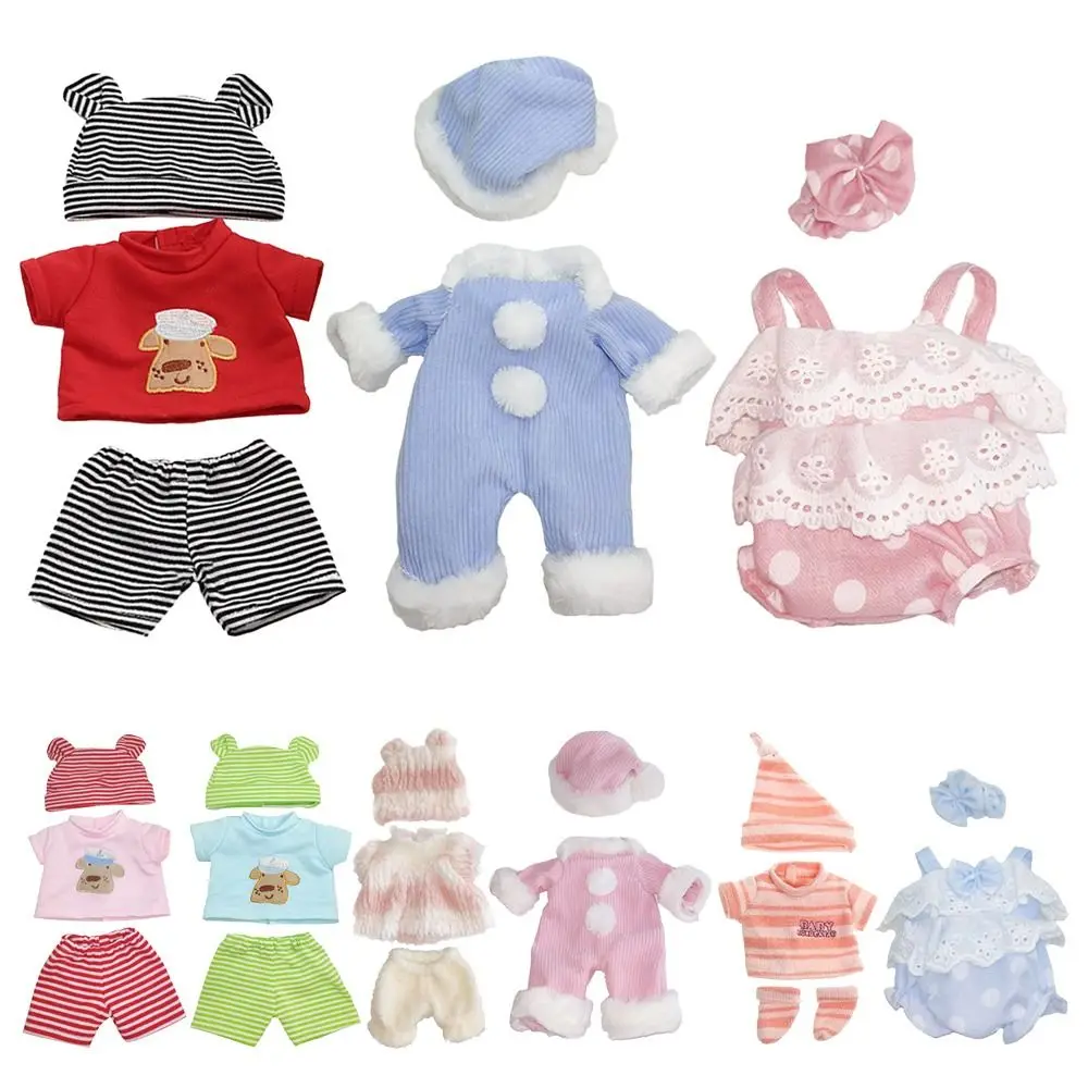 Cute Polyester Reborn Dolls Clothes Colorful Handmade Reborn Pajamas Clothes 30cm Simulation Outfits Reborn