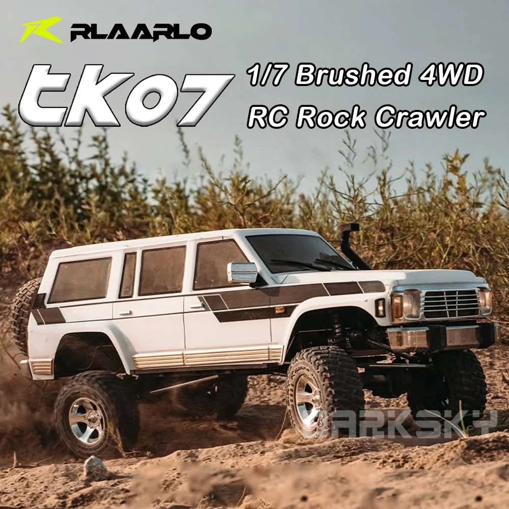 

RLAARLO TK07 RC Crawler Brushed 4WD RTR 1/7 Electric Remote Control Model Cars Buggy Adult Children's Toys