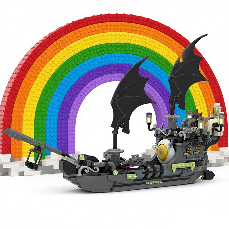 616 PCS 커스터마이징 나이트메어 쉽 MOC 커스터마이징 모듈형 빌딩 블록 창의적인 디자인 교육용 간단한 DIY 조립 장난감 선물