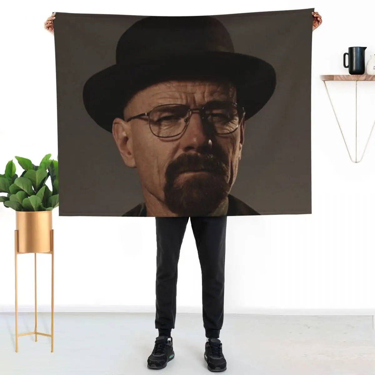 Heisenberg being Heisenberg Throw Blanket Baby Hairys Decorative Sofas Luxury Cute Plaid Thins Blankets
