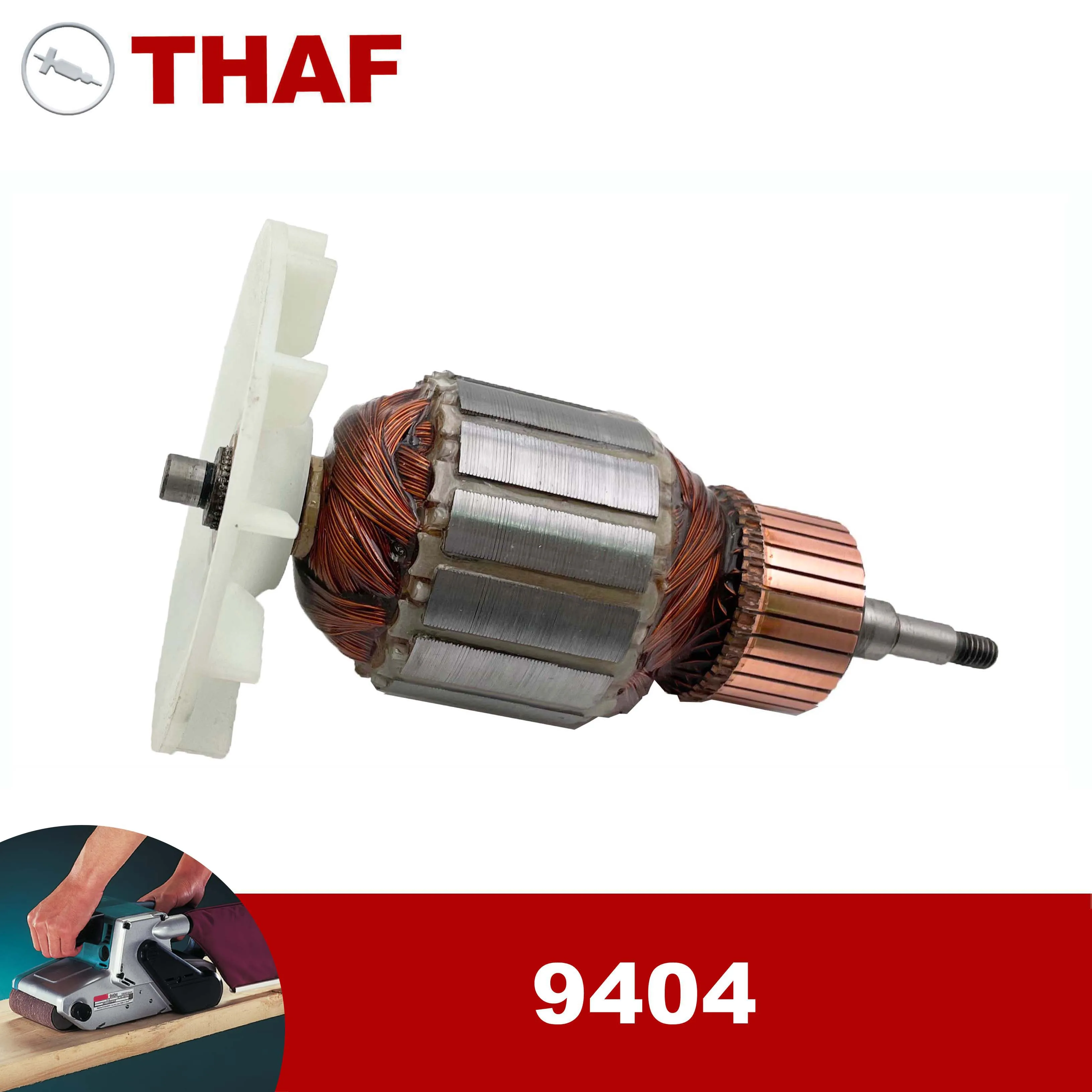 AC220V-240V المحرك الدوار مرساة لاستبدال ماكيتا حزام ساندر 9404 9920 9903