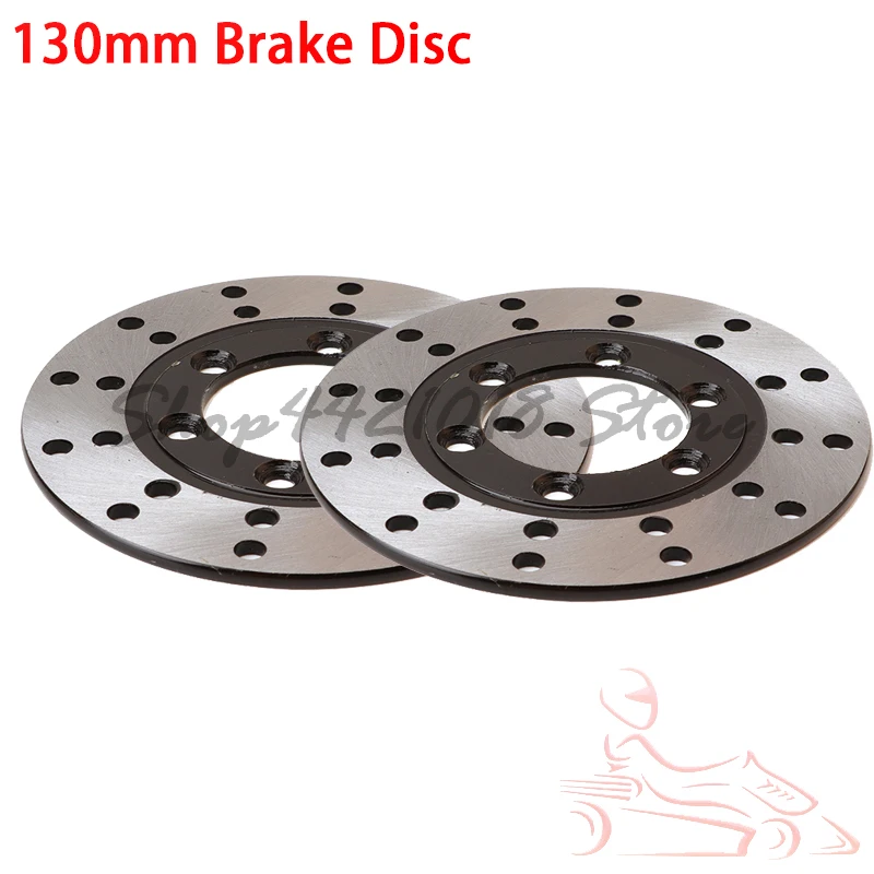 

1pcs 130mm 4mm Diameter Thickness Front Brake Disc Disk Rotor for Quad ATV Go Kart TAOTAO 4 Wheeler Coolster SunL JCL Kazuma