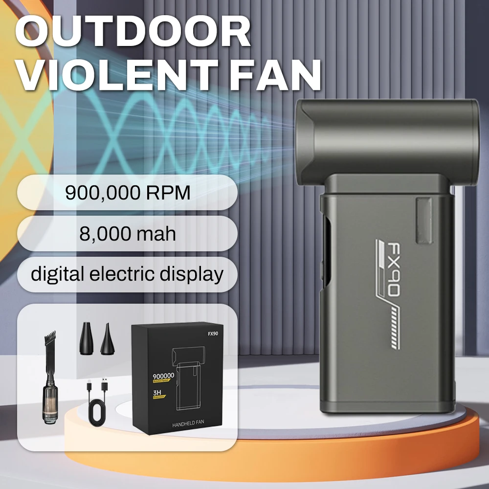 900000 U/min Turbofan High Power Jet Fan Bürstenlosen Motor Variable Geschwindigkeit Staub Gebläse Reinigung Werkzeug Air Duster Handheld Luft gebläse