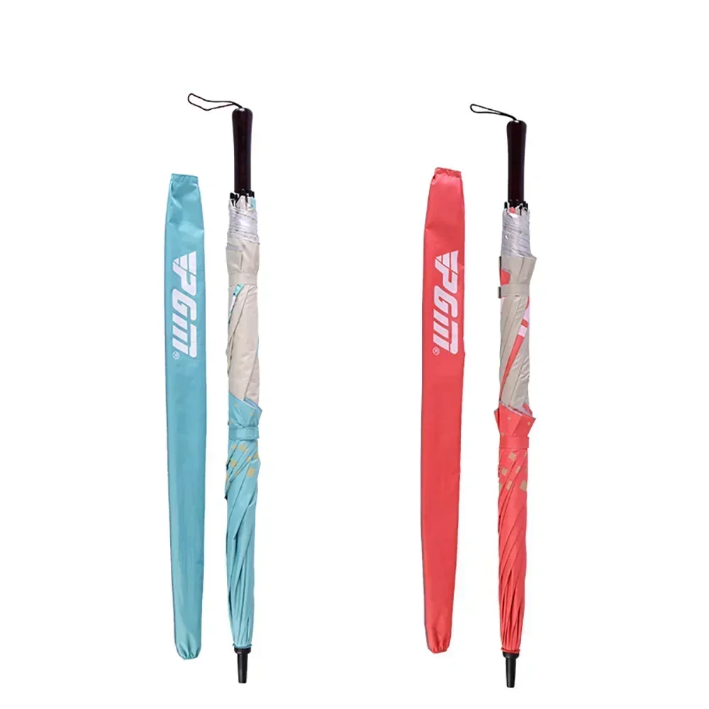 PGM 134x97cm Golf Umbrella Double-layer Rain-proof Sunscreen Windproof 8K Fiberglass Frame Automatic for 1-2 People YS002