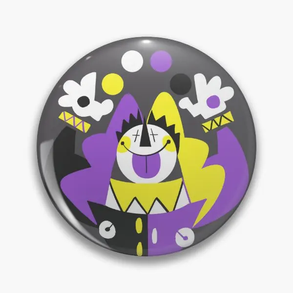 Non Binary The Jester  Soft Button Pin Hat Lapel Pin Jewelry Clothes Fashion Cartoon Women Cute Collar Brooch Creative Decor