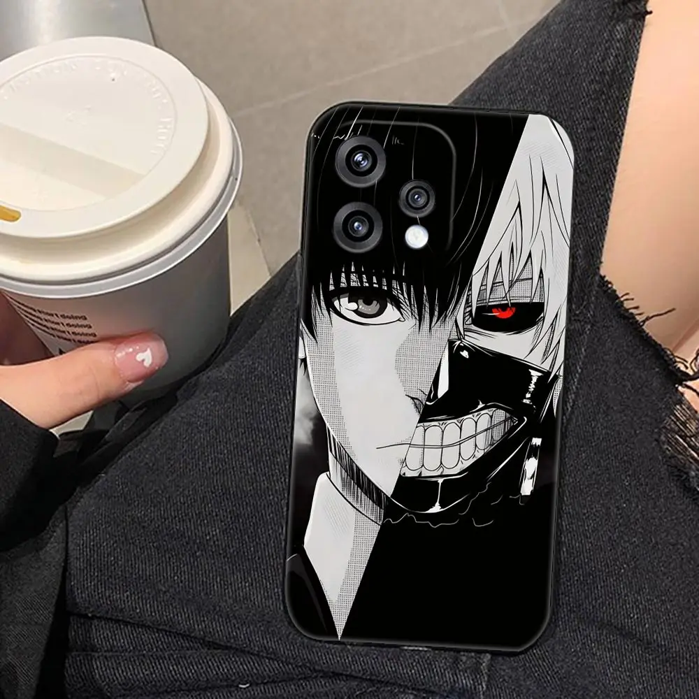 Capa de Telefone para OPPO RENO 15 15F 14 14F 13 13F 12 11 11F 10 8T 8 7 6 5 4 4F LITE Pro Plus Shell Cover Ken Kaneki T-Tokyo G-Ghoul