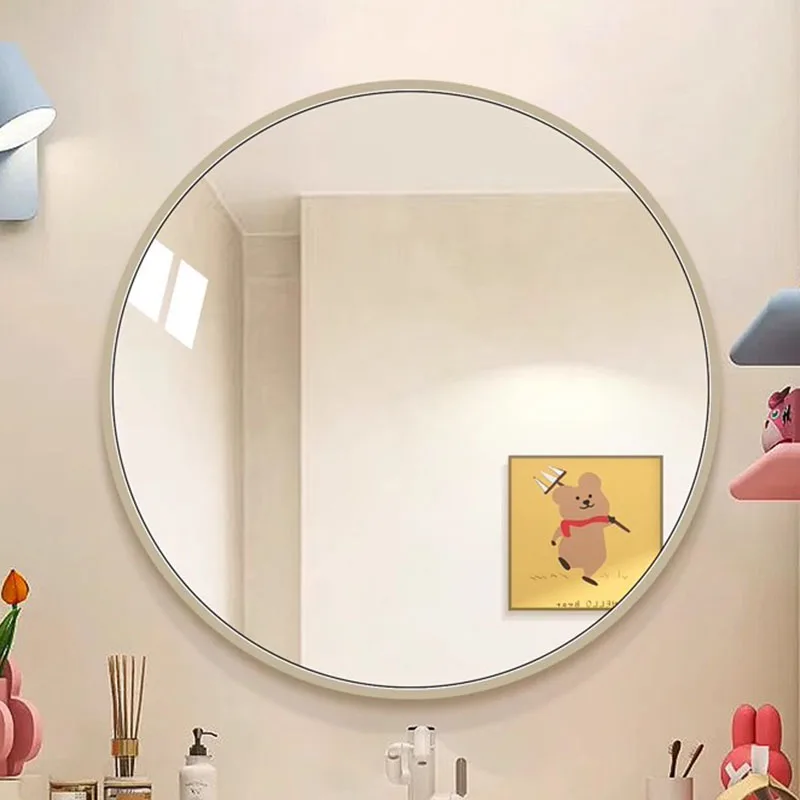 Okrągłe Lustro Ścienne Salon Nowoczesne Toaletka Dziewczyny Mężczyźni Estetyczne Sypialnia Luksusowe Lustro Funky Espelhos Produkty Domowe