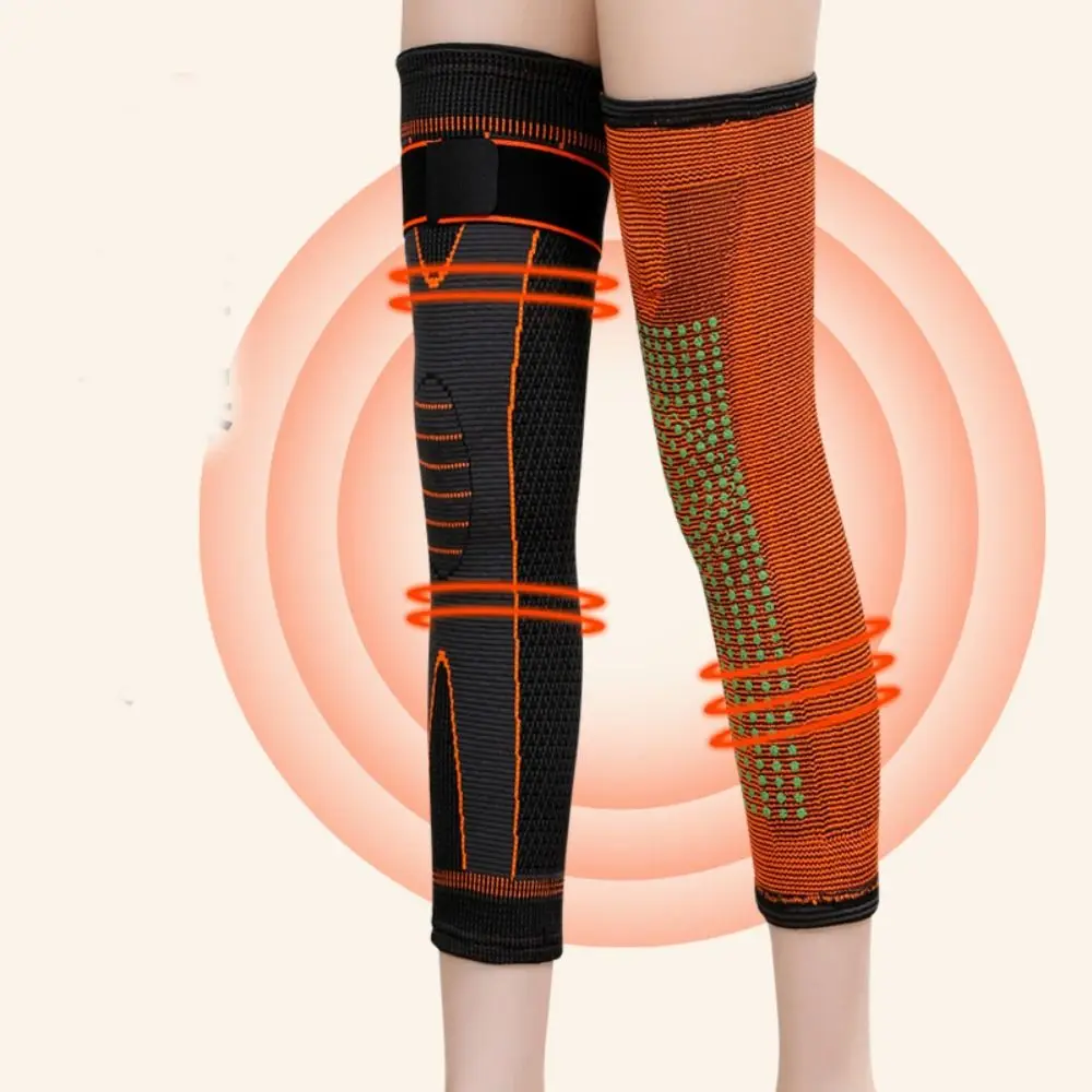 Rodilleras autocalentables con diseño de matriz de puntos, función de calefacción, protección de rodilla, soporte para rodilla, calentador de rodilla para otoño, 1 par