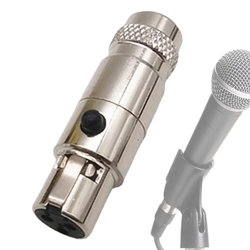 3-pinowe złącze XLR skuteczne pozłacane wtyczki XLR Adapter złącza mikrofon złącze kabla Audio wysokiej wytrzymałości męskie Audio