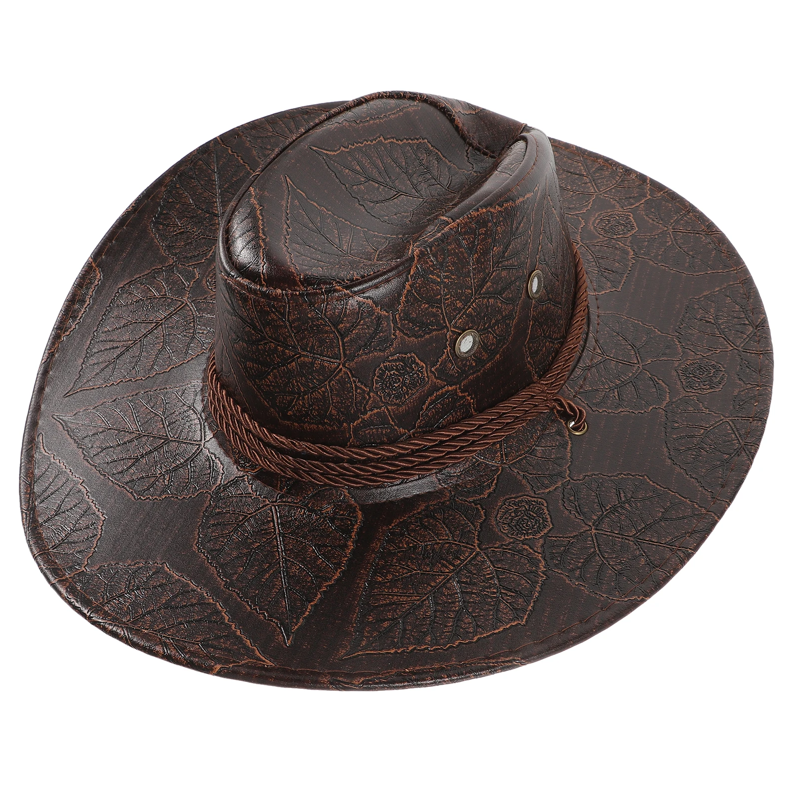 

Fashionable Cowboy For Men Women Wide Brim Outdoor Western Costume Curved Cowgirl Hat Party Decoration Cosplay Props