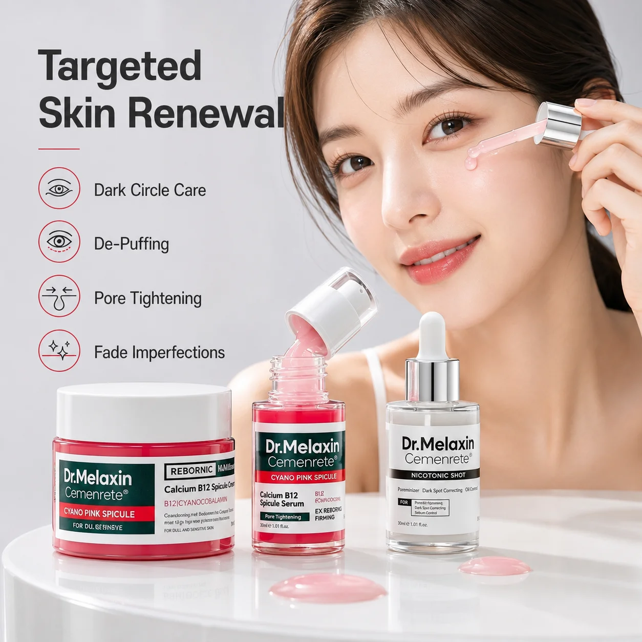 Advanced Eye Serum Cream Dark Circle Treatment Eye Bag Reduction Puffiness Repair Spots Pores For Daily Facial Skin Care