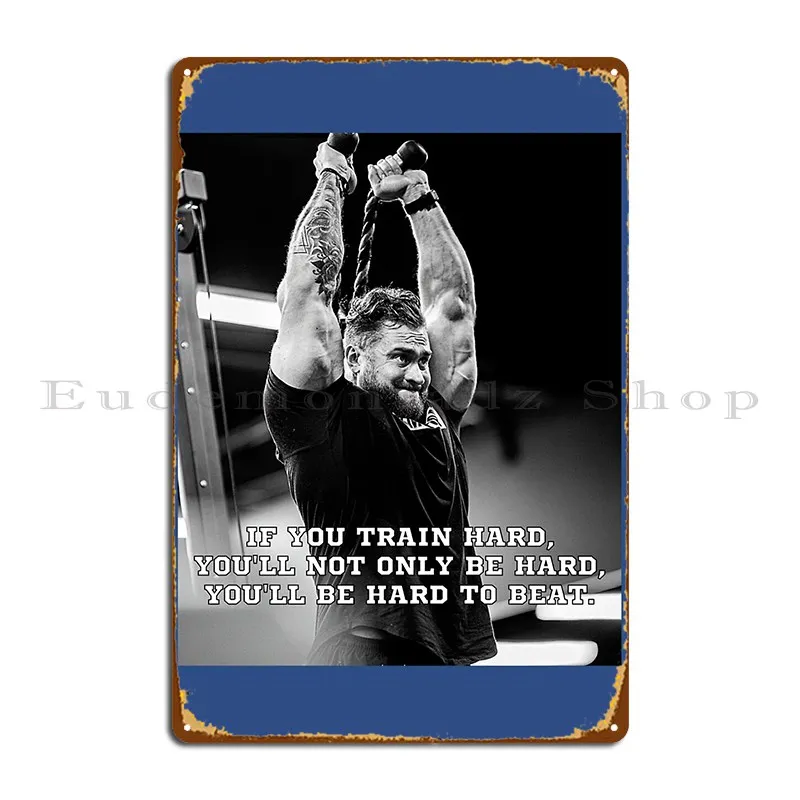 Chris Bumstead Cbum Bodybuilding Gym Motivation Metal Plaque Create Customize Custom Pub Garage Tin Sign Poster